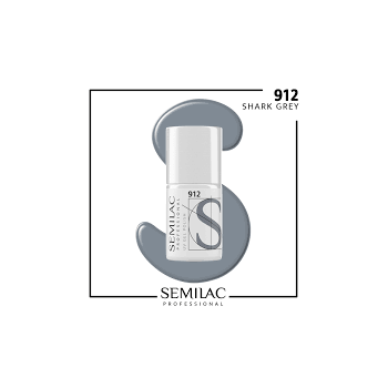 Semilac Professional - Lakier Hybrydowy 912 Shark Grey 7 ml